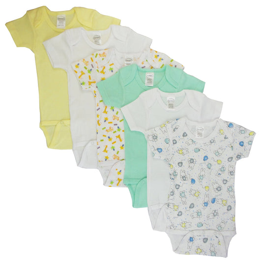 Boys' Printed Short Sleeve 6 Pack - HT SHOP