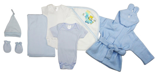Essential Newborn Baby Boy 7 Piece Layette Set - HT SHOP